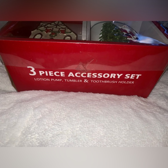 Avanti Home For Holiday Tumbler/Toothbrush Holder/Lotion Pump Box Set - Picture 3 of 4